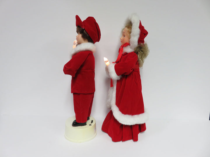 Pair Rennoc Christmas Carolers