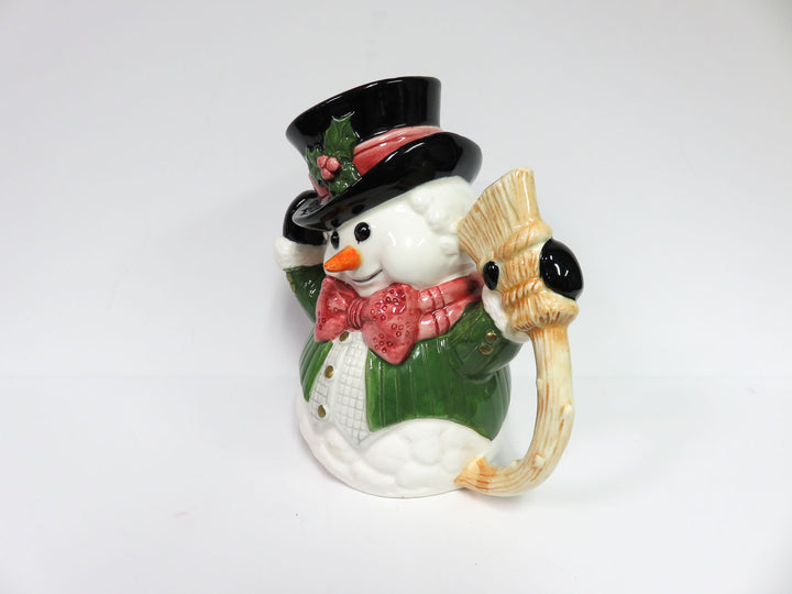Fitz & Floyd Snowman Pitcher