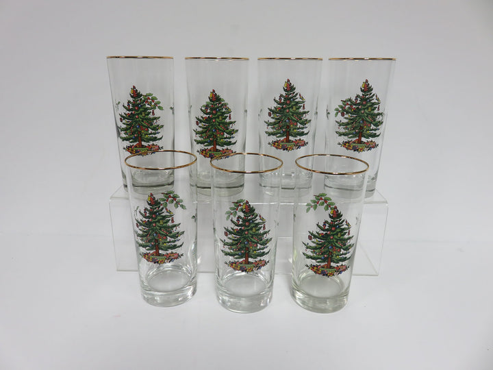 Spode Christmas Highball Glasses