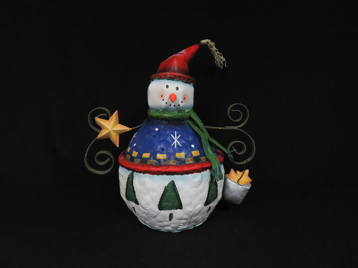 Christmas Snowman Luminary