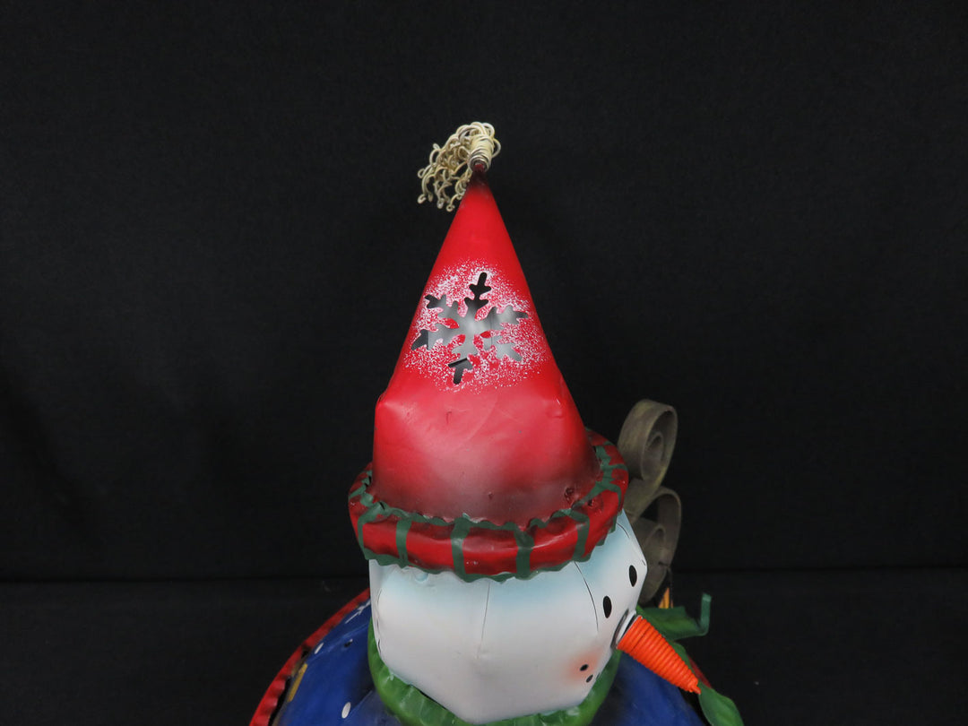 Christmas Snowman Luminary