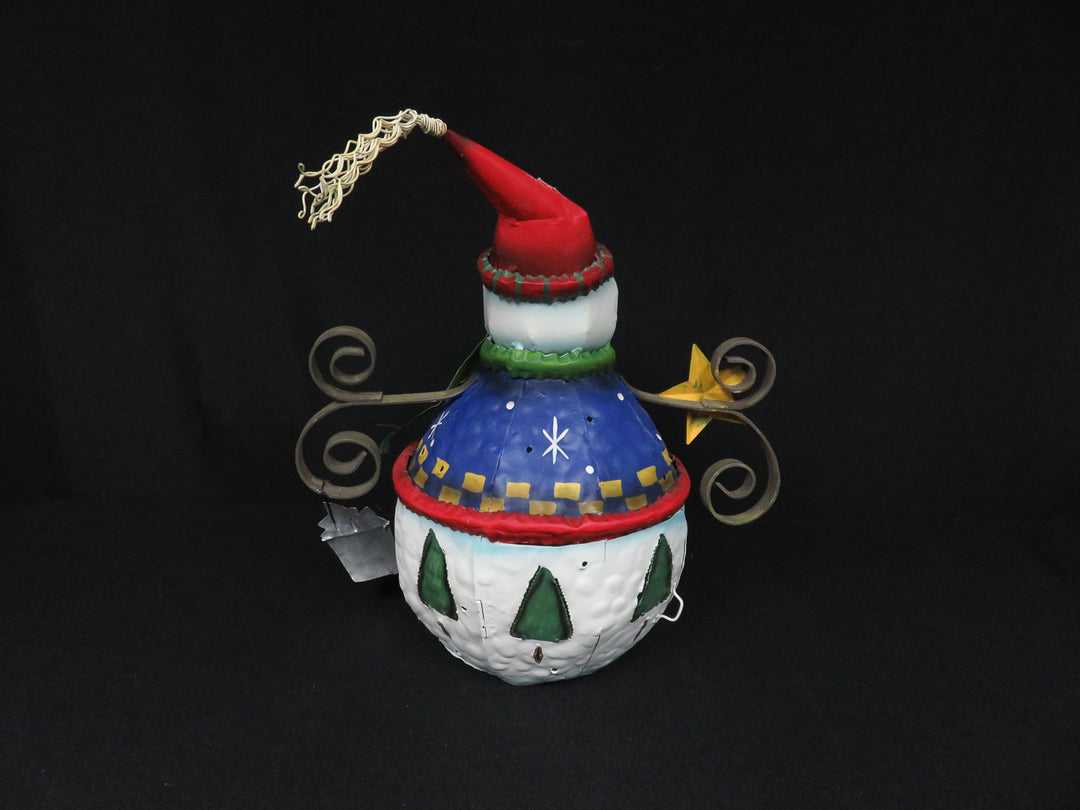 Christmas Snowman Luminary