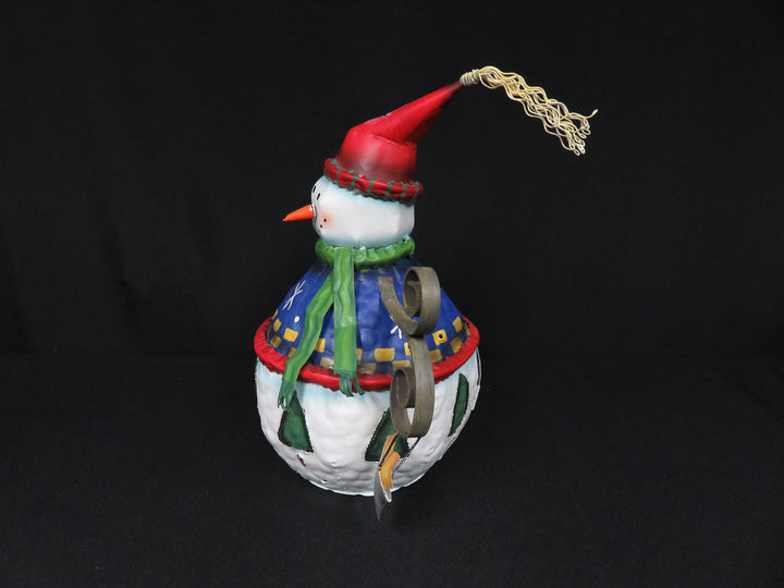 Christmas Snowman Luminary