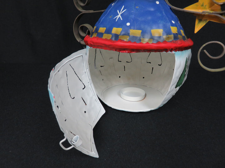 Christmas Snowman Luminary