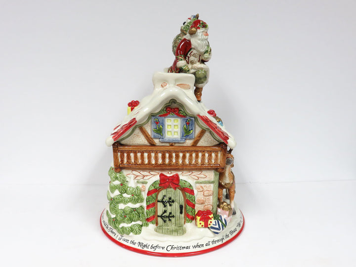 Fitz & Floyd Christmas Cookie Jar