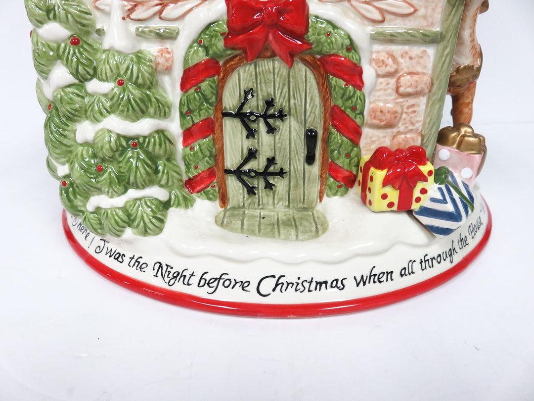 Fitz & Floyd Christmas Cookie Jar