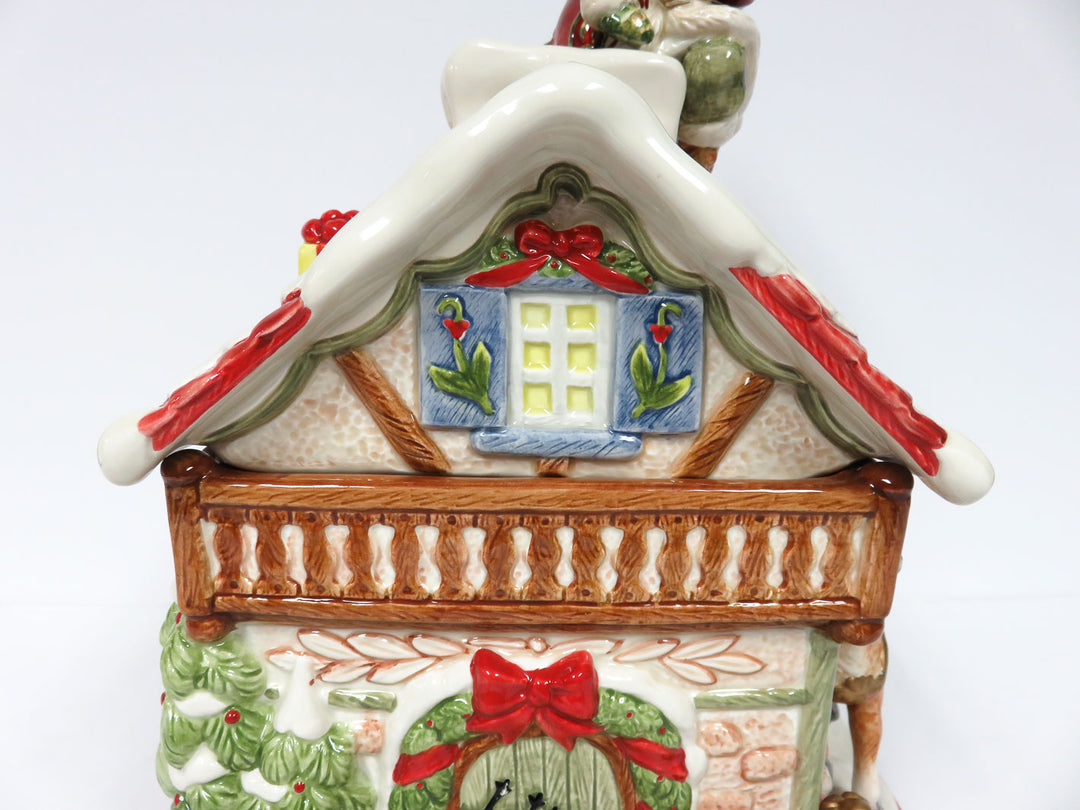 Fitz & Floyd Christmas Cookie Jar