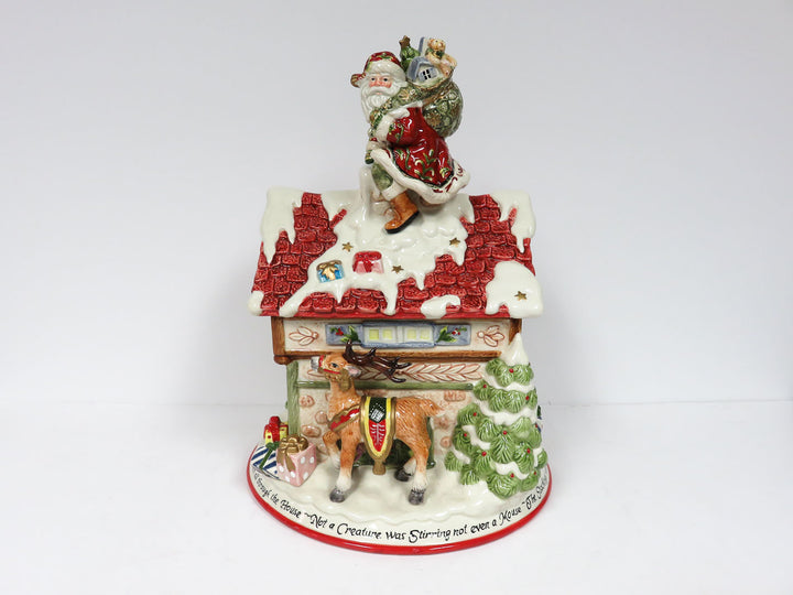 Fitz & Floyd Christmas Cookie Jar