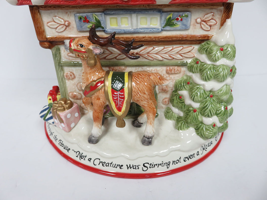 Fitz & Floyd Christmas Cookie Jar