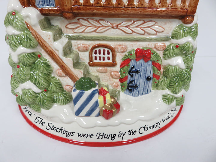 Fitz & Floyd Christmas Cookie Jar