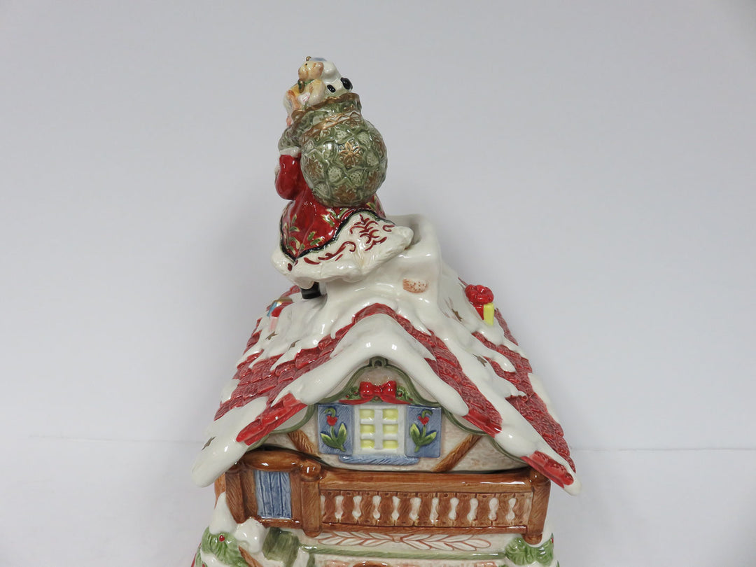 Fitz & Floyd Christmas Cookie Jar
