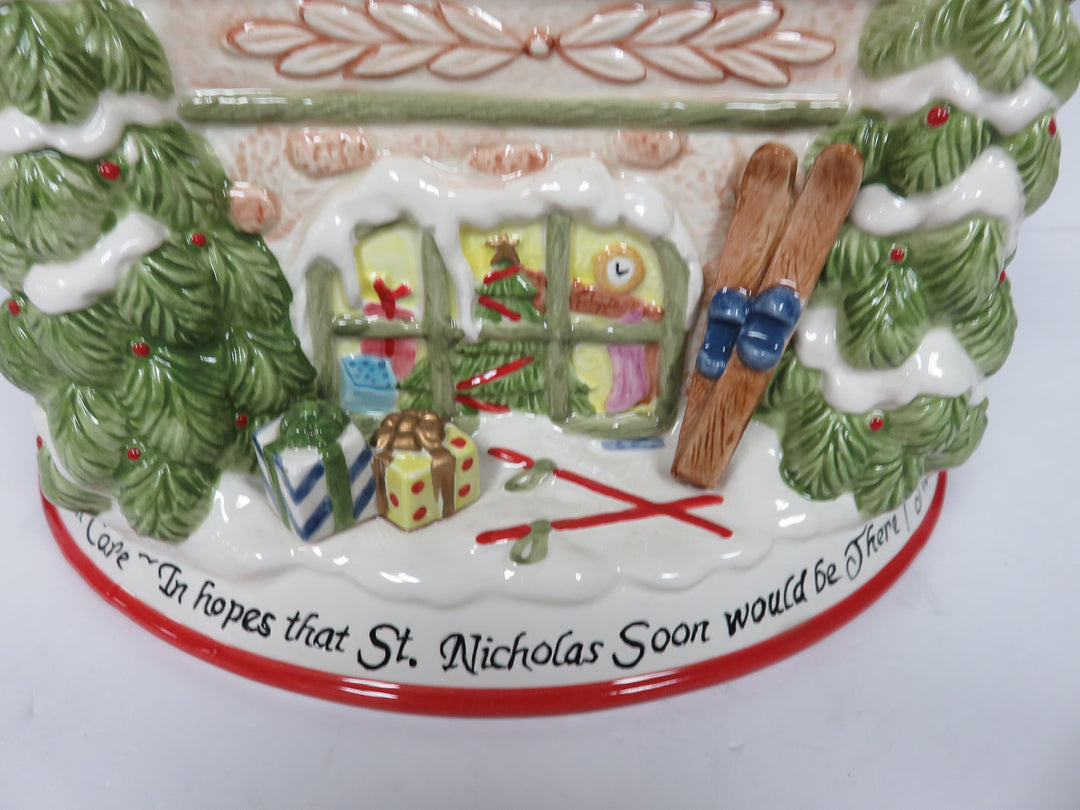 Fitz & Floyd Christmas Cookie Jar