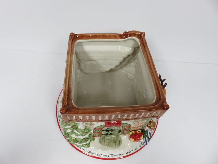 Fitz & Floyd Christmas Cookie Jar