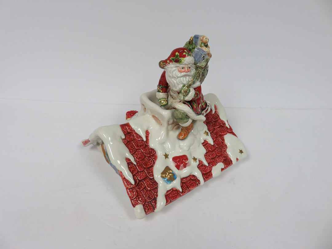 Fitz & Floyd Christmas Cookie Jar