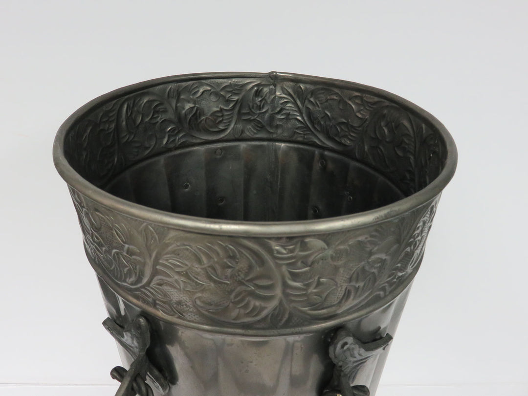 Embossed Metal Umbrella Stand