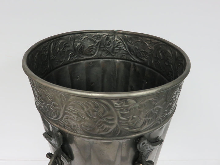 Embossed Metal Umbrella Stand