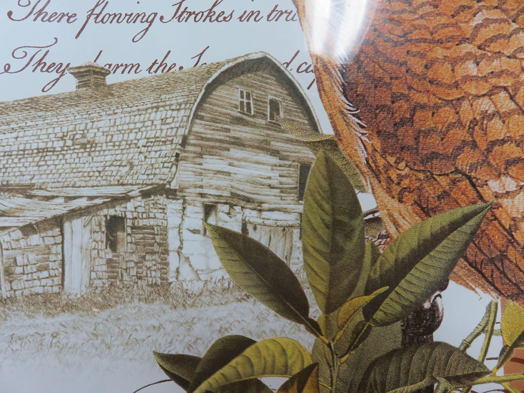 Barn and Owl Platter