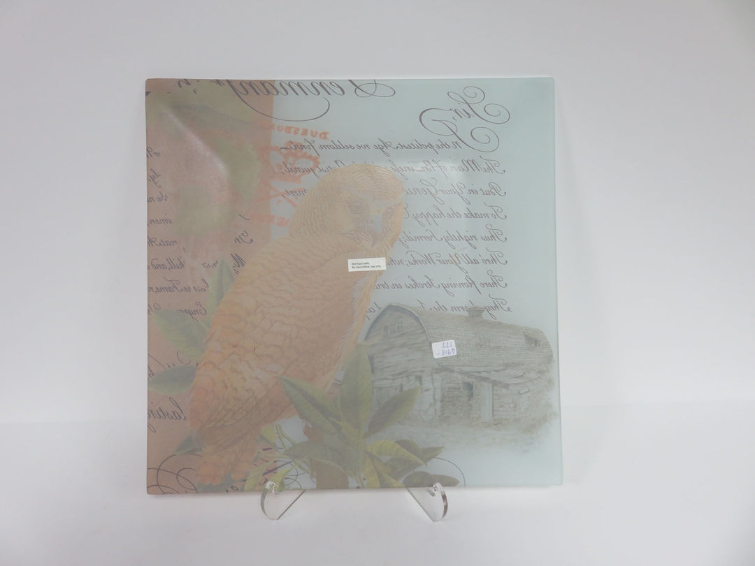 Barn and Owl Platter