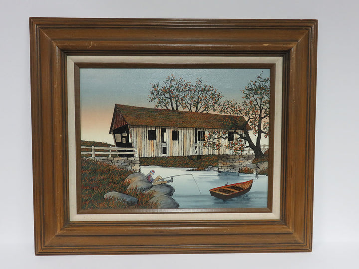 Covered Bridge Print on Canvas