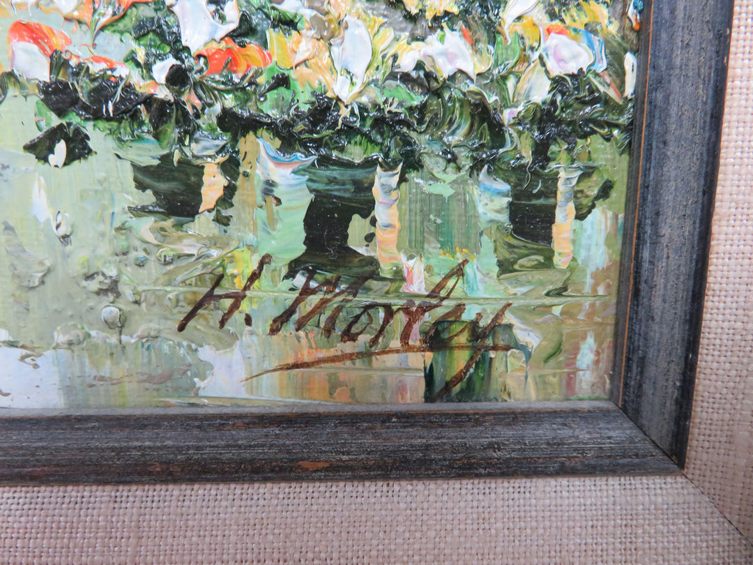 Original Paris Street Scene Oil Painting
