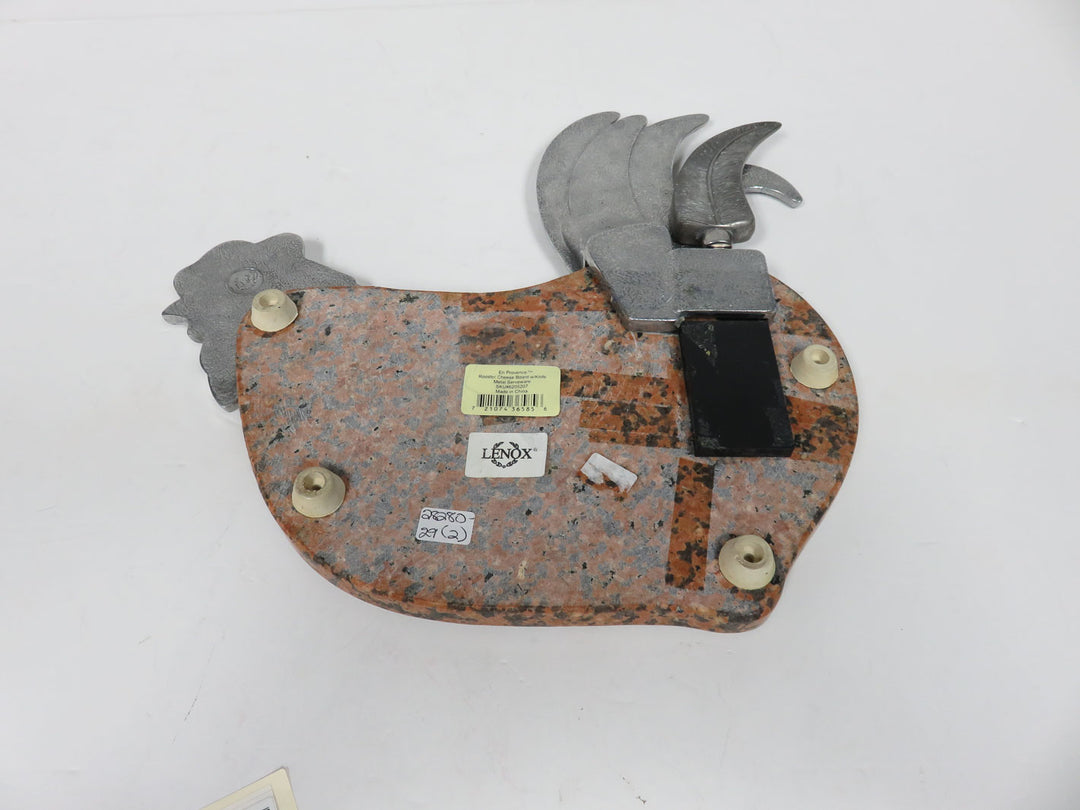 Lenox Rooster Cheeseboard with Knife