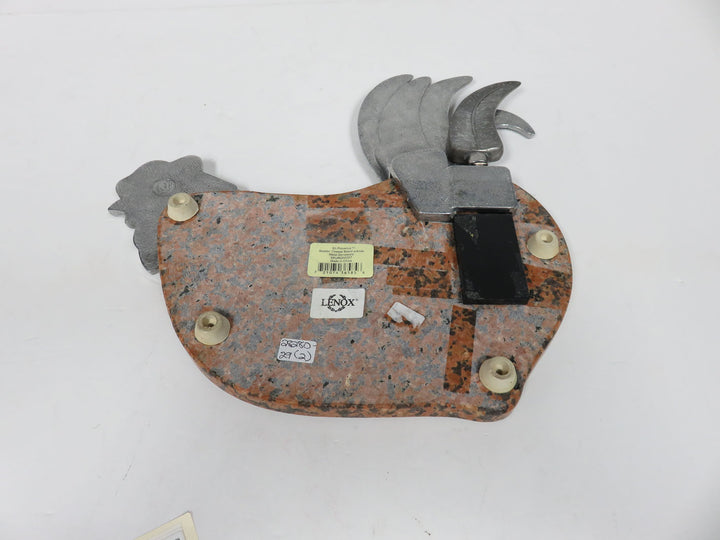 Lenox Rooster Cheeseboard with Knife