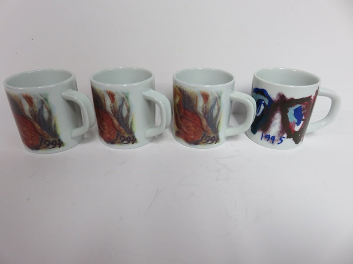 Royal Copenhagen Fajance 90's Mugs