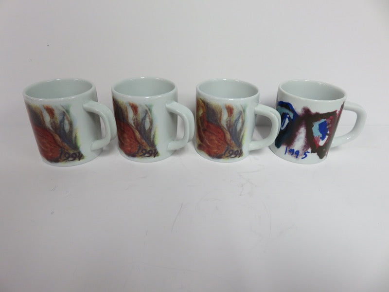 Royal Copenhagen Fajance 90's Mugs