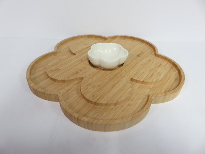 Wooden Daisy Charcuterie Board