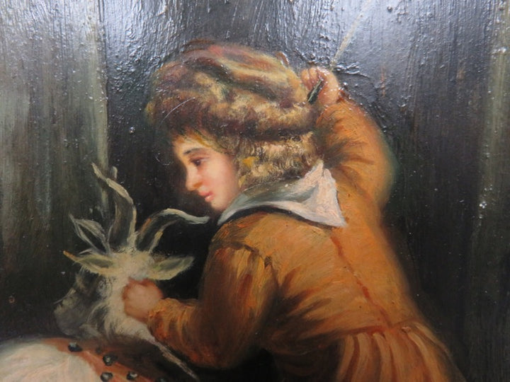 Nostalgic Sled Scene Print