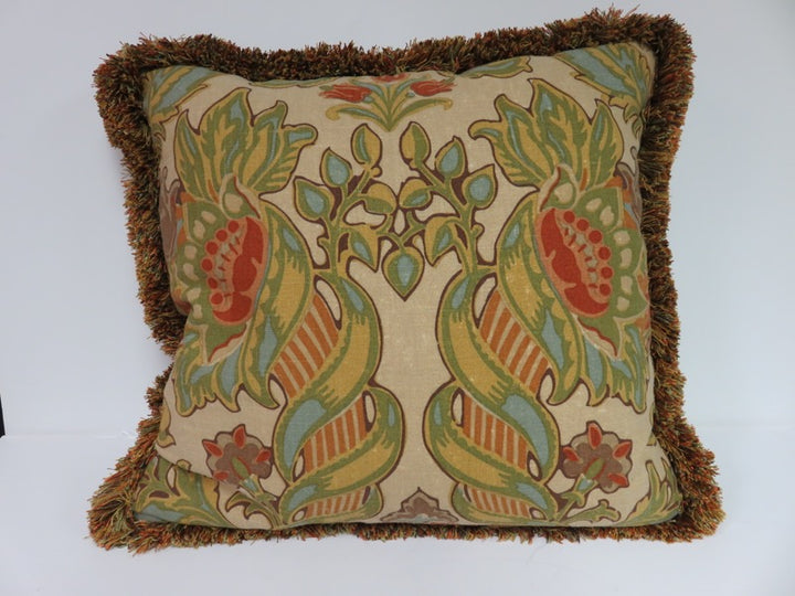 Fringed Throw Pillow