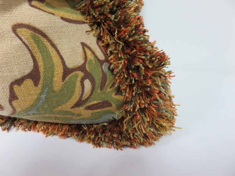 Fringed Throw Pillow