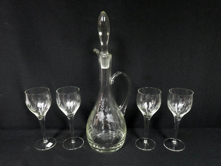 Decanter and Wine Glass Set