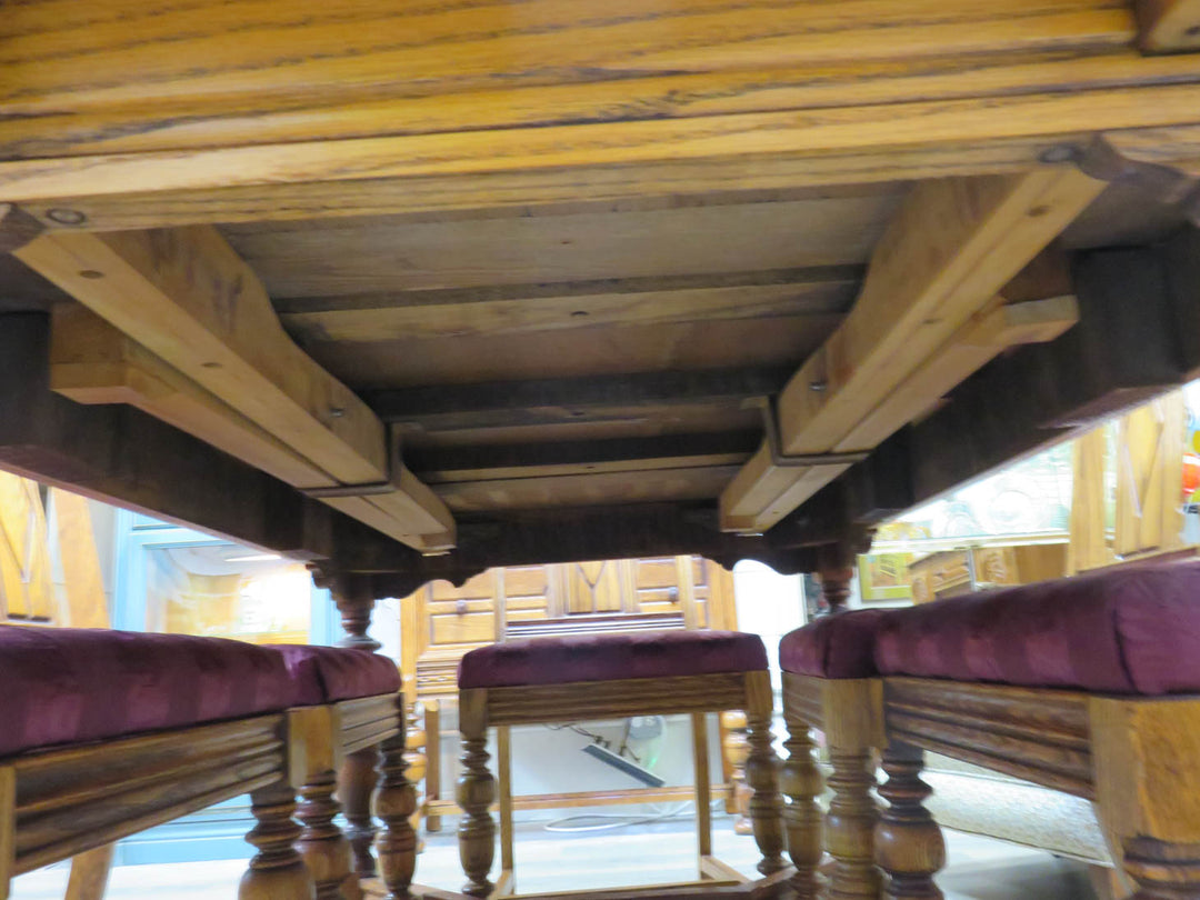 Oak Dining Table & Chairs