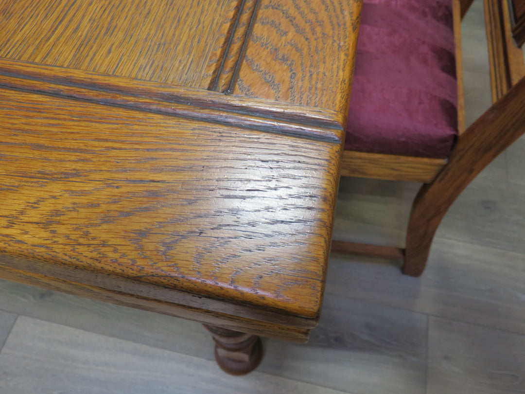 Oak Dining Table & Chairs