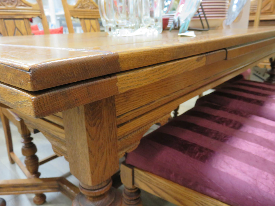 Oak Dining Table & Chairs