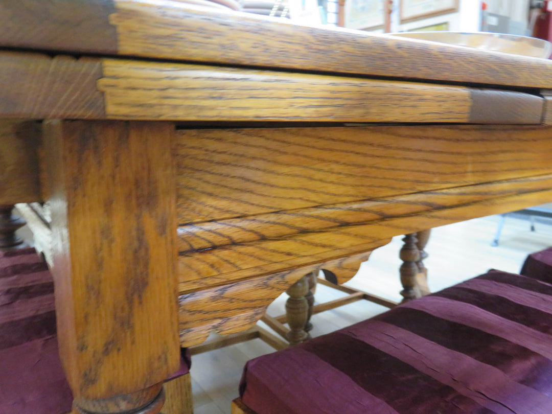 Oak Dining Table & Chairs