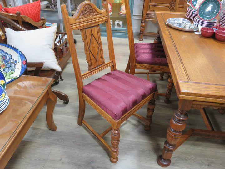 Oak Dining Table & Chairs