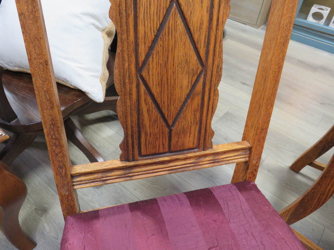 Oak Dining Table & Chairs