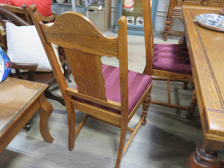 Oak Dining Table & Chairs