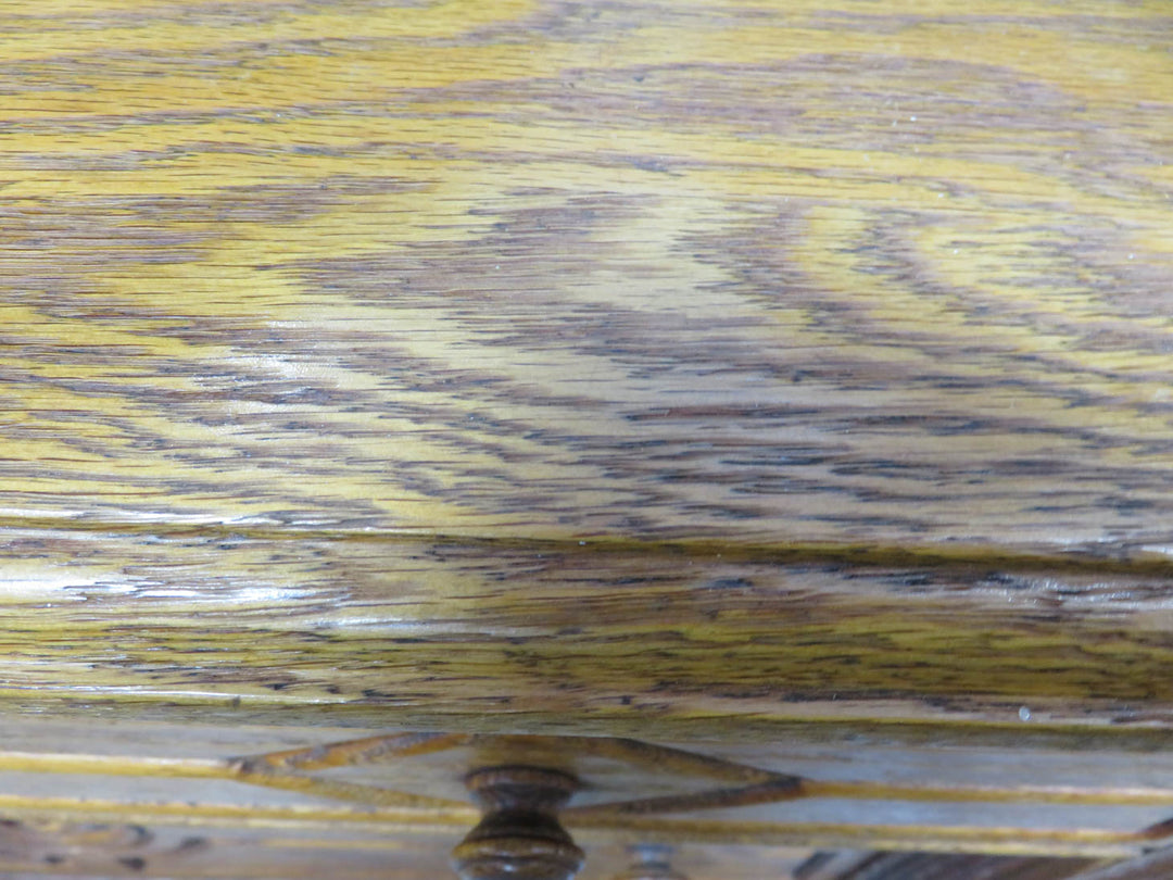 Carved Oak Buffet Cabinet