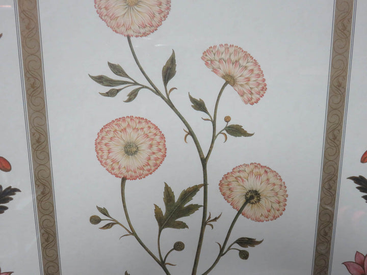 Botanical Print with Floral Border