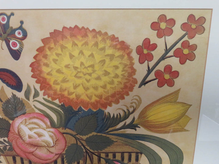 Americana Basket of Flowers Print