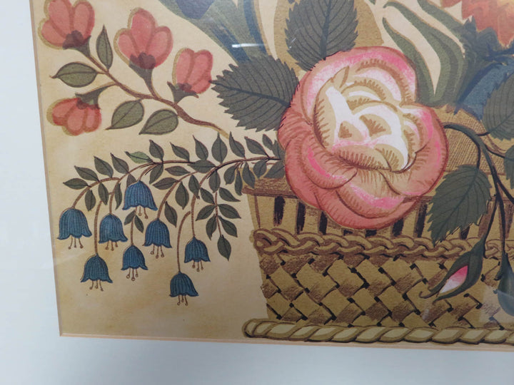 Americana Basket of Flowers Print