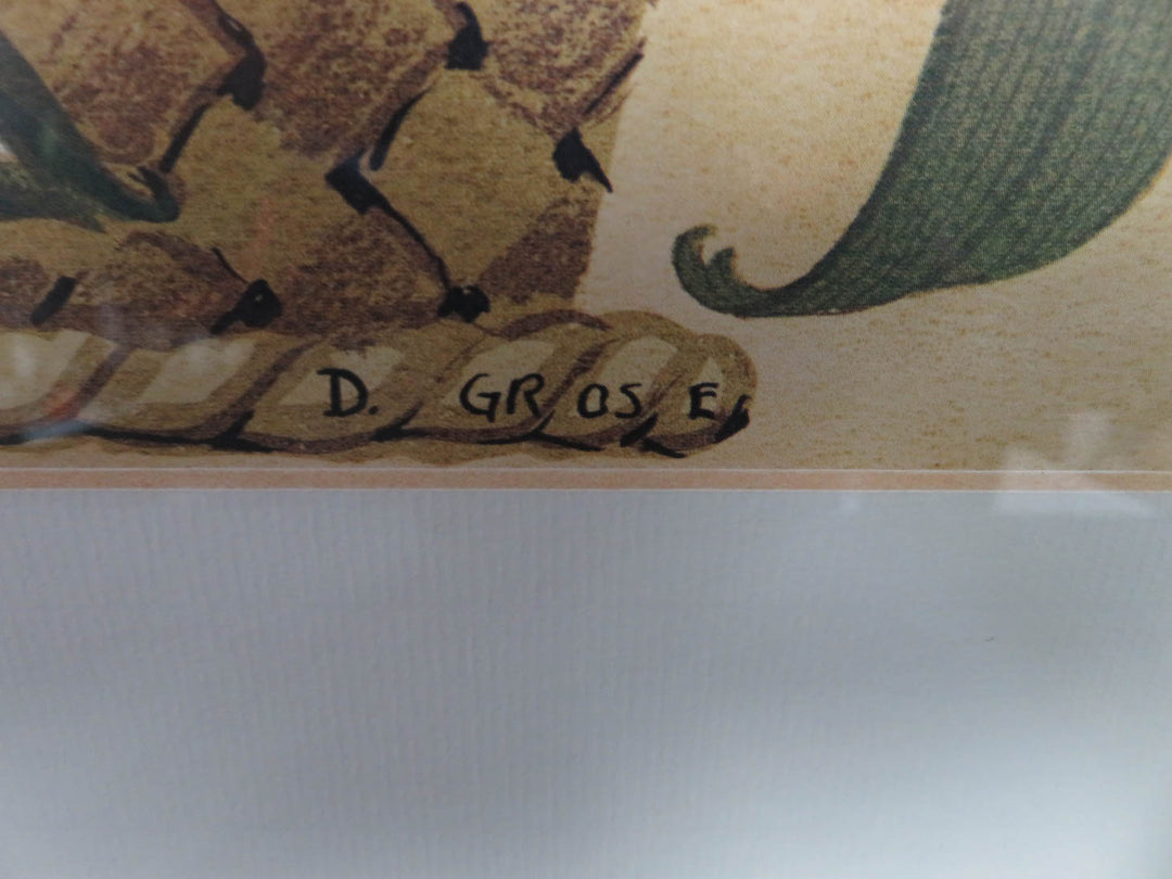 Americana Basket of Flowers Print