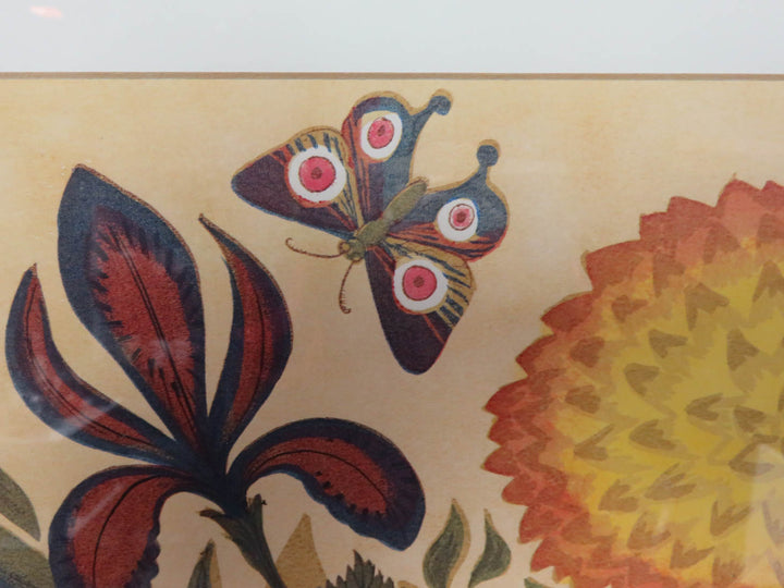 Americana Basket of Flowers Print