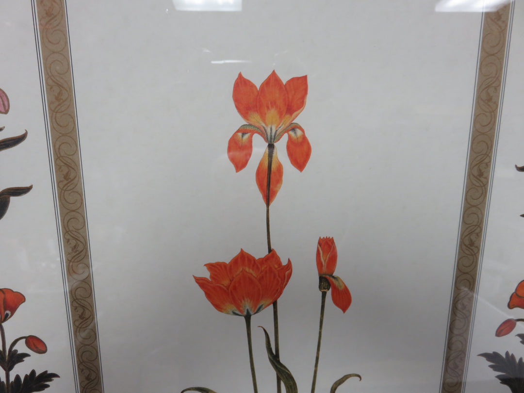 Botanical Print with Floral Border