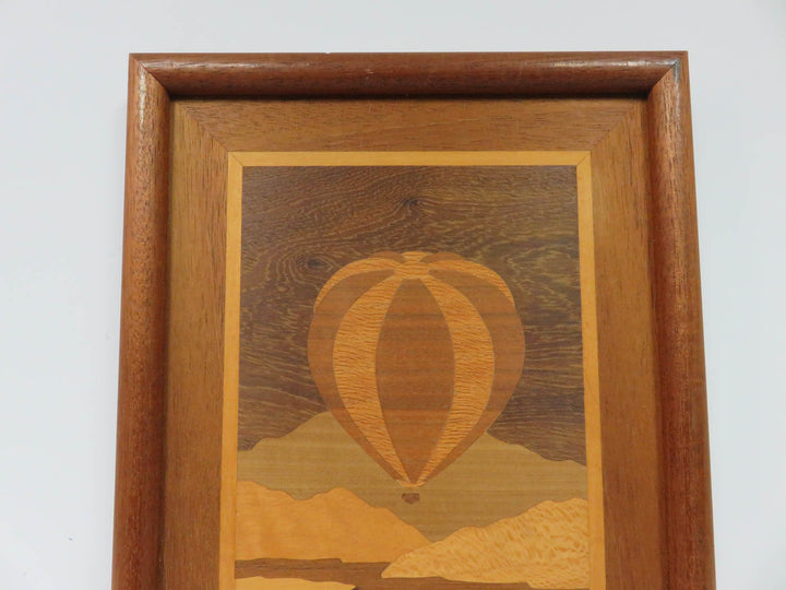 Marquetry Hot Air Balloon Artwork