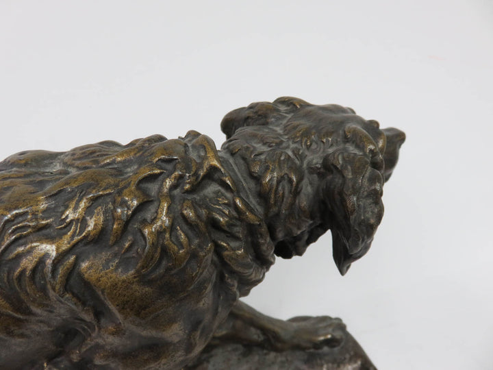 Dog Sculpture after Jules Moigniez