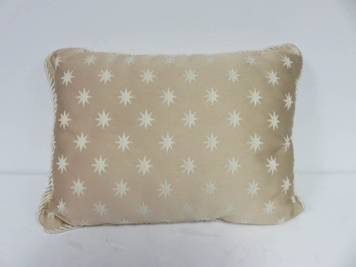 Beige Star Pillow